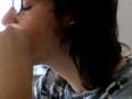 Sensually eating lemons