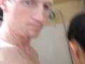 Sexy shower scene with BWC and tiny Asian pussy