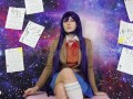 Yuri DDLC Yandere Love TEASER OmankoVivi Foot Fetish Masturbation Cosplay