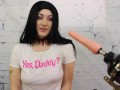 First Time Fuck Machine!!! TEASER Spitroast BJ Best Friend OmankoVivi