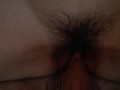 wootsii :001: Hairy Pussy Swallows Cock Whole
