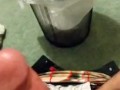 Ball squeeze cum