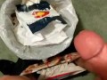 Ball squeeze cum