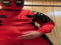 Deadpool showing off his good looks!