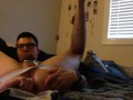 Fucking my Big Smooth Shaved Ass in the spare room.