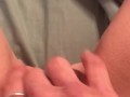 Flicking my clit