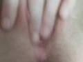 Fingering my natural pussy
