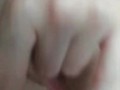 Fingering my natural pussy