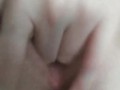 Fingering my natural pussy