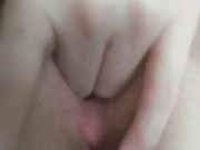 Fingering my natural pussy