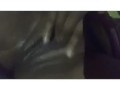Perfect body ebony thot shaking creamy orgasm bate