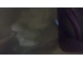 Perfect body ebony thot shaking creamy orgasm bate