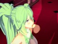 Neptunia - Green Heart 3D Hentai