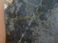 Long Pee Outside On Rock