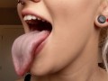 LONG TONGUE SPIT PORN