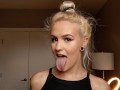LONG TONGUE SPIT PORN