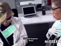 HITZEFREI Dr Mia Blow masturbates in the office