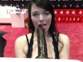 Sucking BBC in public at AVN Las Vegas