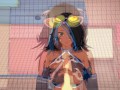 Pokemon Shelly Fucks in the Shower Room