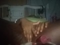 BBW Ebony Midnight Squirting & Playing