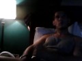 just a hot guy with big dick swinging it with no hands using pocket pussy