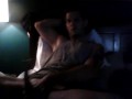 just a hot guy with big dick swinging it with no hands using pocket pussy