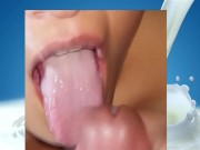 A super cumshot to swallow