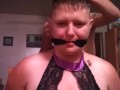 BBW girl headshave bondage