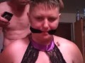 BBW girl headshave bondage