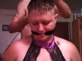 BBW girl headshave bondage