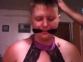 BBW girl headshave bondage