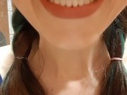 Peeing My Panties Into A Fastfood Restroom Toilet