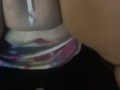 Hot sticky cum running from her vagina