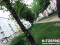 HITZEFREI.dating STREET-FUCK with GERMAN Brunette LULLU GUN