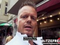 HITZEFREI.dating STREET-FUCK with GERMAN Brunette LULLU GUN