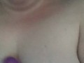Bbw schoolgirl fucking my tight wet hole with a rotating dildo