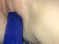 GIRL WITH TIGHT PUSSY GETS FUCKED BY 7INCH DILDO