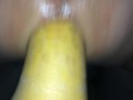 fast fucking my ass with butternut squash - huge vegetable insertion