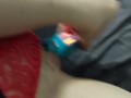 Girl Fucks Self and Cums On Jackrabbit