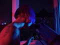 My First Masturbation on Camera. Smoking and a Telescope
