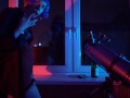 My First Masturbation on Camera. Smoking and a Telescope