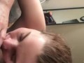PAWG sucks black dick