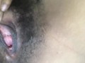 Tight black pussy being teased