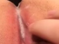 Tight Teen Pussy Creampied by Sleipnir Dildo