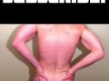 Muscle hunk jacks off