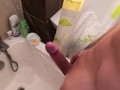 Hot Guy Moaning Loud While Masturbating Big Dick In Shower - 4K