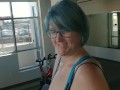 Seattle Ganja Goddess has a public workout at the gym for her ass shower