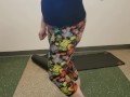 Seattle Ganja Goddess has a public workout at the gym for her ass shower