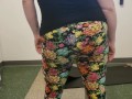 Seattle Ganja Goddess has a public workout at the gym for her ass shower