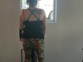 Seattle Ganja Goddess has a public workout at the gym for her ass shower